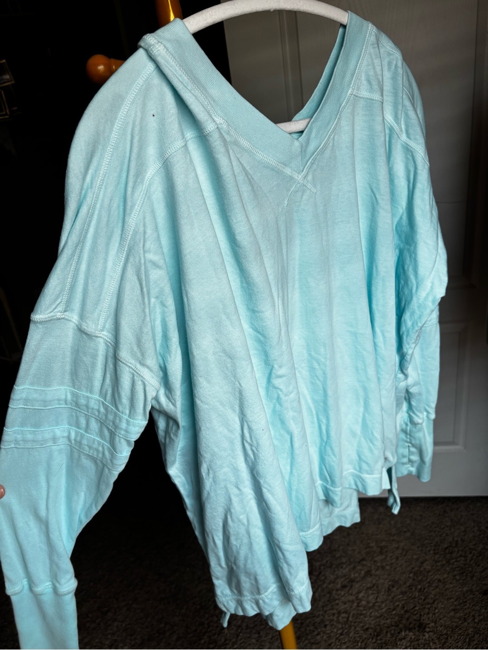 FP Movement by Free People Aqua Crewneck Sweatshirt - Picture 3 of 3